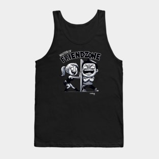 Friendzone masters! Dont come closer - NOT AGAIN! CHEER UP! - Retro Vintage Funny Style Tank Top